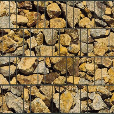 Korfu – Bedruckter Sichtschutz für Doppelstabmattenzaun | 26 m Rolle × 19 cm | Beidseitig bedruckter PES-Zaunstreifen | UV-beständig, wetterfest & blickdicht