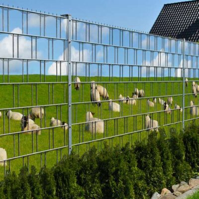 Wangerooge – Bedruckter Sichtschutzstreifen für Doppelstabmattenzaun | 2,5 m × 1,8 m | UV-beständig, wetterfest & blickdicht | Hochwertiges PES-Gewebe