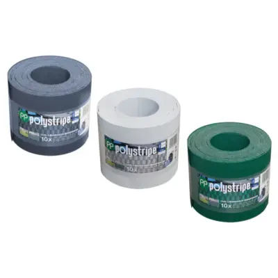 Polystripe Sichtschutzstreifen 2530 mm – 1,1 mm stark, UV-stabil & blickdicht aus Polypropylen (PP) | Wind- & Sichtschutz für Doppelstabmatten- & Gitterzäune